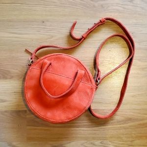 Madewell Juno Crossbody Suede Circle Purse